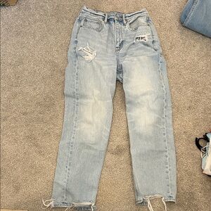 Highest rise 90s boyfriend Jean